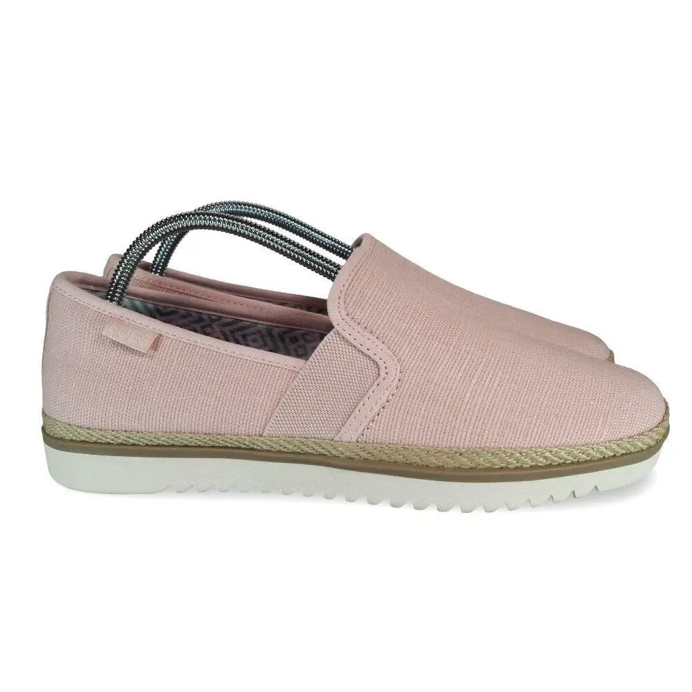 BOBS by Skechers Flexpadrille Lo Slip-on Shoes Women's‎ 7.5 Pink 114020